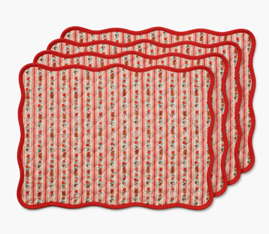 Rifle Paper Co. Holiday Holly Jolly Cotton Placemats