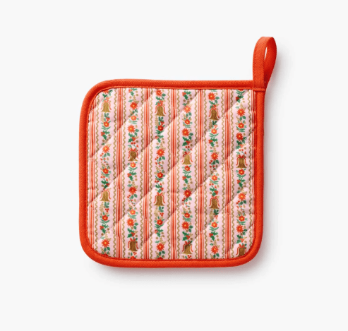 Rifle Paper Co. Holiday Holly Jolly Pot Holder
