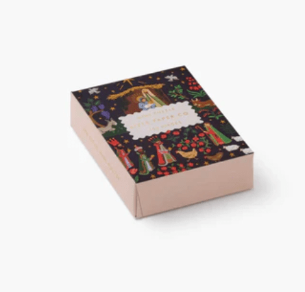 Rifle Paper Co. Holiday Mini Holiday Nativity Jigsaw Puzzle