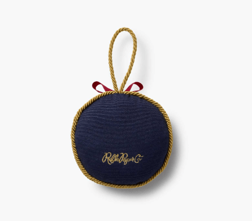 Rifle Paper Co. Holiday Nativity Embroidered Ornament