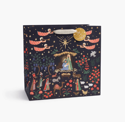 Rifle Paper Co. Holiday Nativity Gift Bag - Large