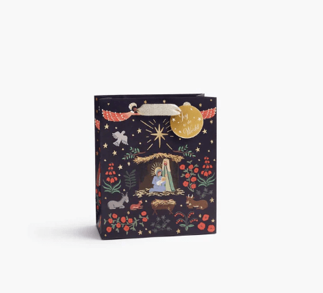 Rifle Paper Co. Holiday Nativity Gift Bag - Medium