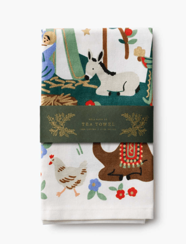 Rifle Paper Co. Holiday Nativity Tea Towel