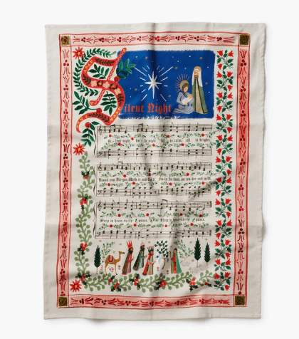 Rifle Paper Co. Holiday Silent Night Tea Towel