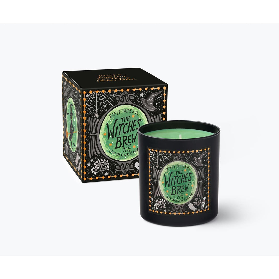 Rifle Paper Co. Holiday Witches Brew 9.5 oz Glass Candle