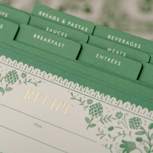 Rifle Paper Co. Home Artichoke Recipe Tin