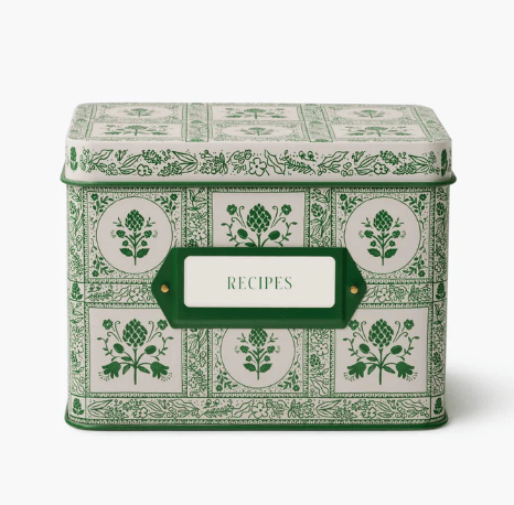 Rifle Paper Co. Home Artichoke Recipe Tin