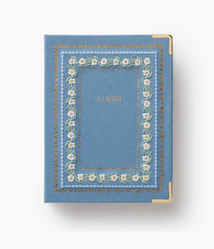 Rifle Paper Co. Home Delphine Embroidered Heirloom Photo Album