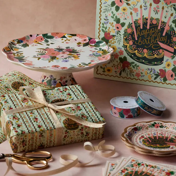 Rifle Paper Co. Home Garden Party Cake Stand