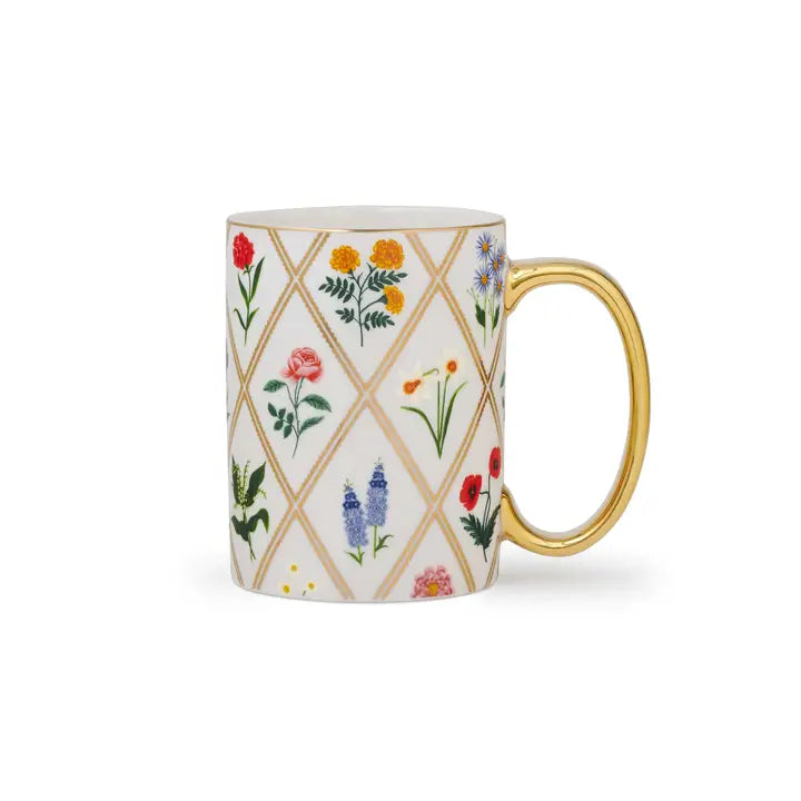 Rifle Paper Co. Home Garden Study Porcelain Mug