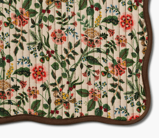 Rifle Paper Co. Home Gracie Cotton Placemats, Set of 4