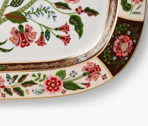 Rifle Paper Co. Home Gracie Large Porcelain Serving Platter