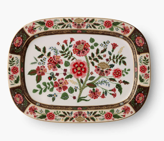 Rifle Paper Co. Home Gracie Large Porcelain Serving Platter