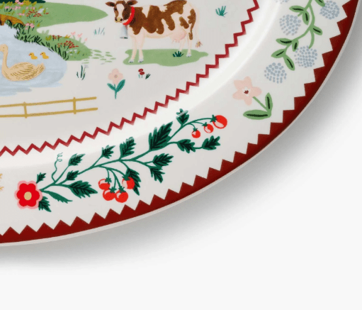 Rifle Paper Co. Home Home Sweet Home Large Porcelain Serving Platter