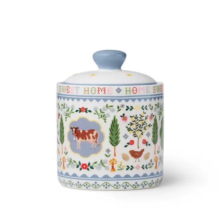 Rifle Paper Co. Home Home Sweet Home Porcelain Canister