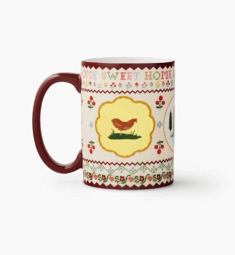Rifle Paper Co. Home Home Sweet Home Porcelain Mug