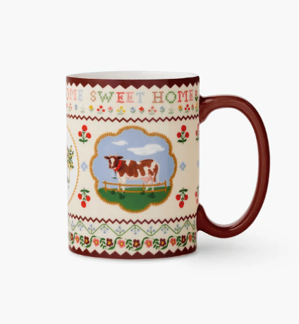 Rifle Paper Co. Home Home Sweet Home Porcelain Mug