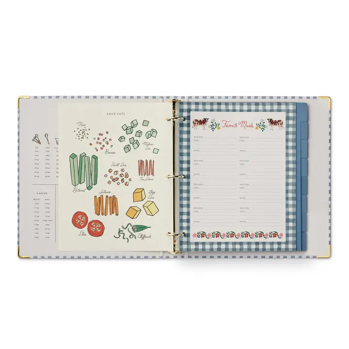 Rifle Paper Co. Home Home Sweet Home Recipe Binder