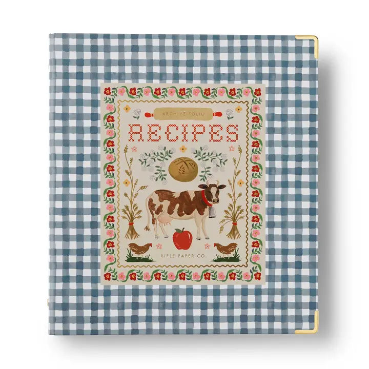 Rifle Paper Co. Home Home Sweet Home Recipe Binder
