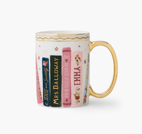 Rifle Paper Co. Home Ladies Night Book Club Porcelain Mug
