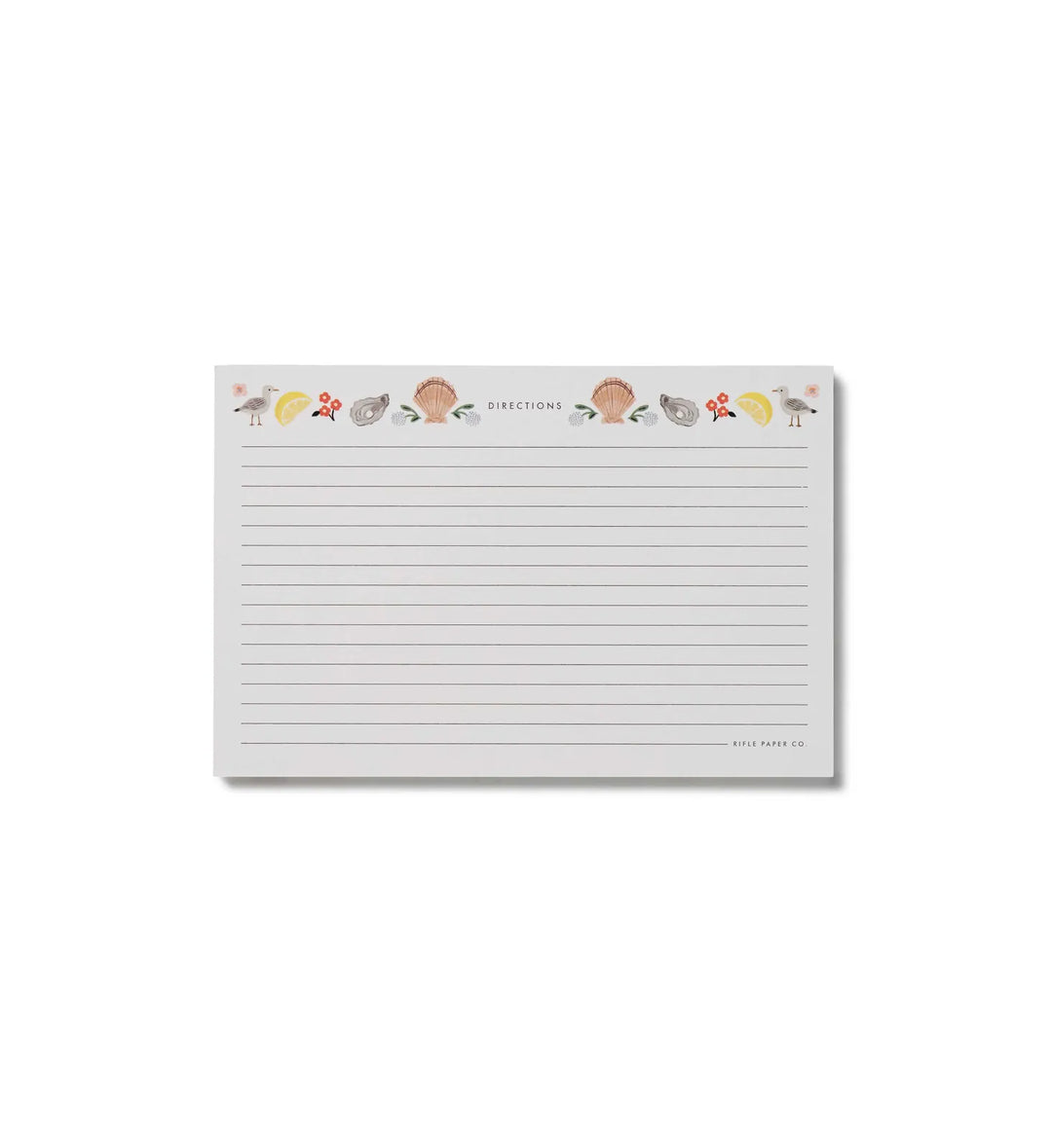 Rifle Paper Co. Home Pack of 12 Seaside Recipe Cards