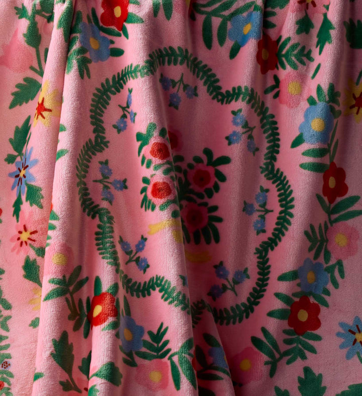 Rifle Paper Co. Home Rosette Fleece Blanket