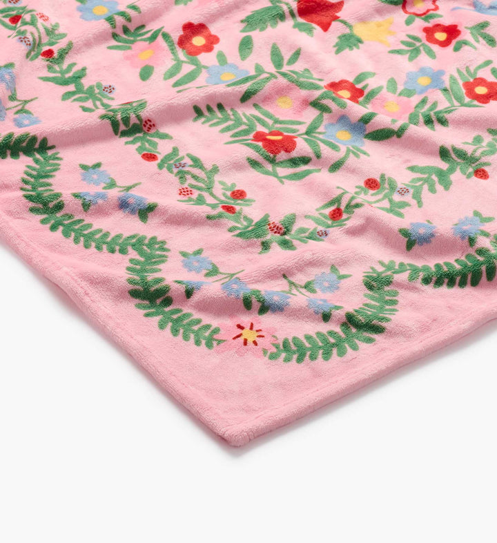 Rifle Paper Co. Home Rosette Fleece Blanket