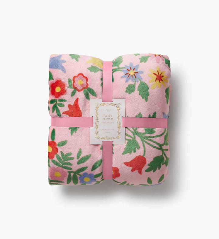 Rifle Paper Co. Home Rosette Fleece Blanket