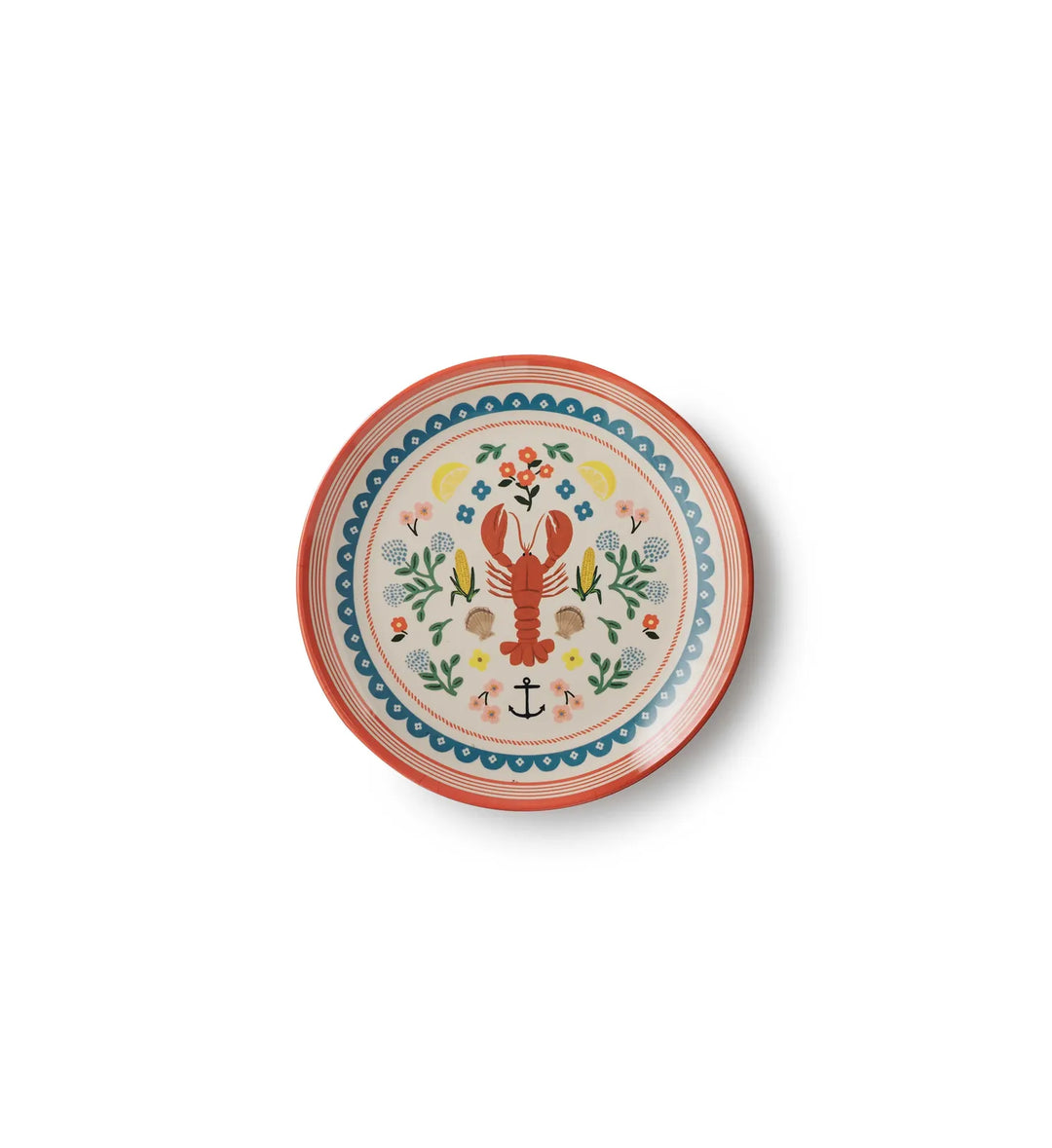 Rifle Paper Co. Home Seaside Melamine Dessert Plate Set
