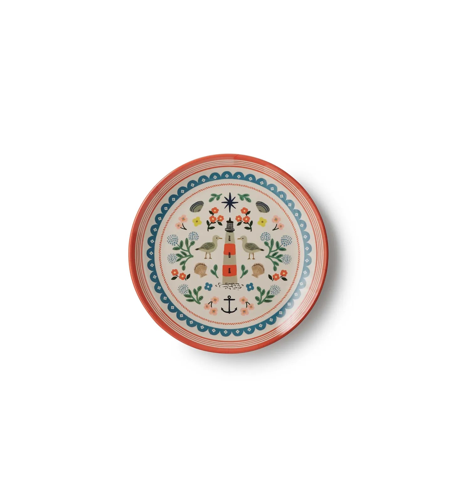Rifle Paper Co. Home Seaside Melamine Dessert Plate Set