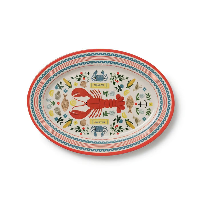 Rifle Paper Co. Home Seaside Melamine Serving Platter