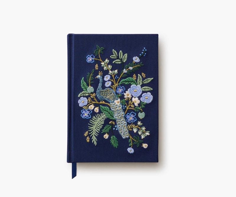 Rifle Paper Co. Journal Peacock Embroidered Journal
