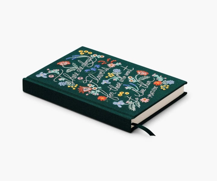 Rifle Paper Co. Journal There Are Always Flowers Embroidered Journal