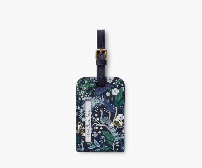 Rifle Paper Co. luggage tag Peacock Luggage Tag