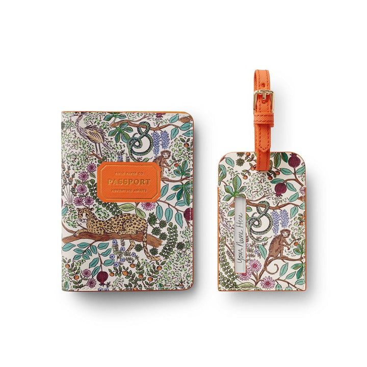 Rifle Paper Co. luggage tag Safari Passport & Luggage Tag Set