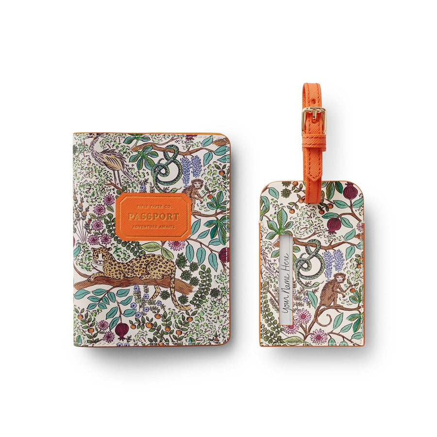 Rifle Paper Co. luggage tag Safari Passport & Luggage Tag Set