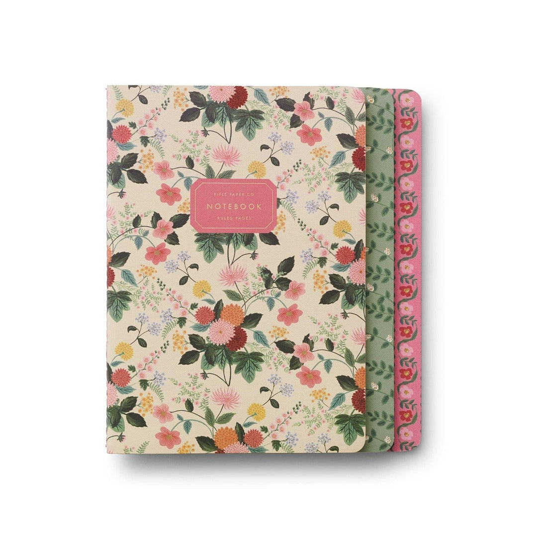 Rifle Paper Co. Notebook Assorted Set of 3 Dahlia Notebooks