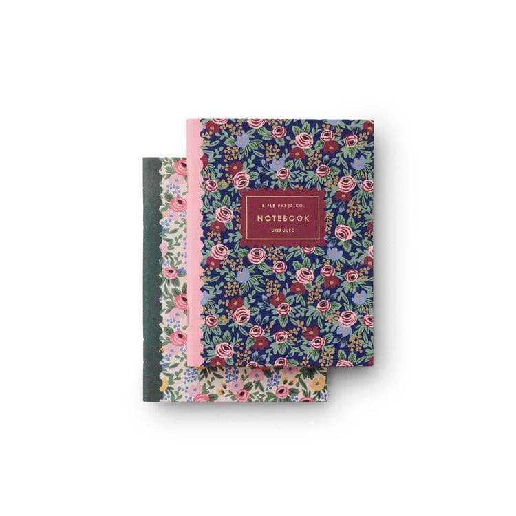 Rifle Paper Co. Notebook Rosa Pocket Notebooks, Set of 2