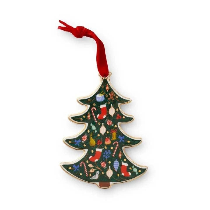 Rifle Paper Co. Ornament Holiday Tree Porcelain Ornament