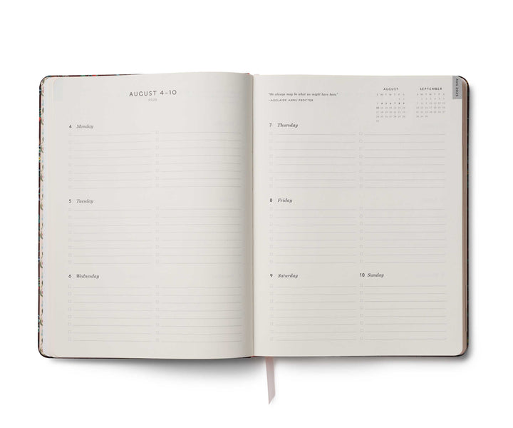 Rifle Paper Co. Paper 2025-2026 Gracie 12-Month Academic Bookbound Planner