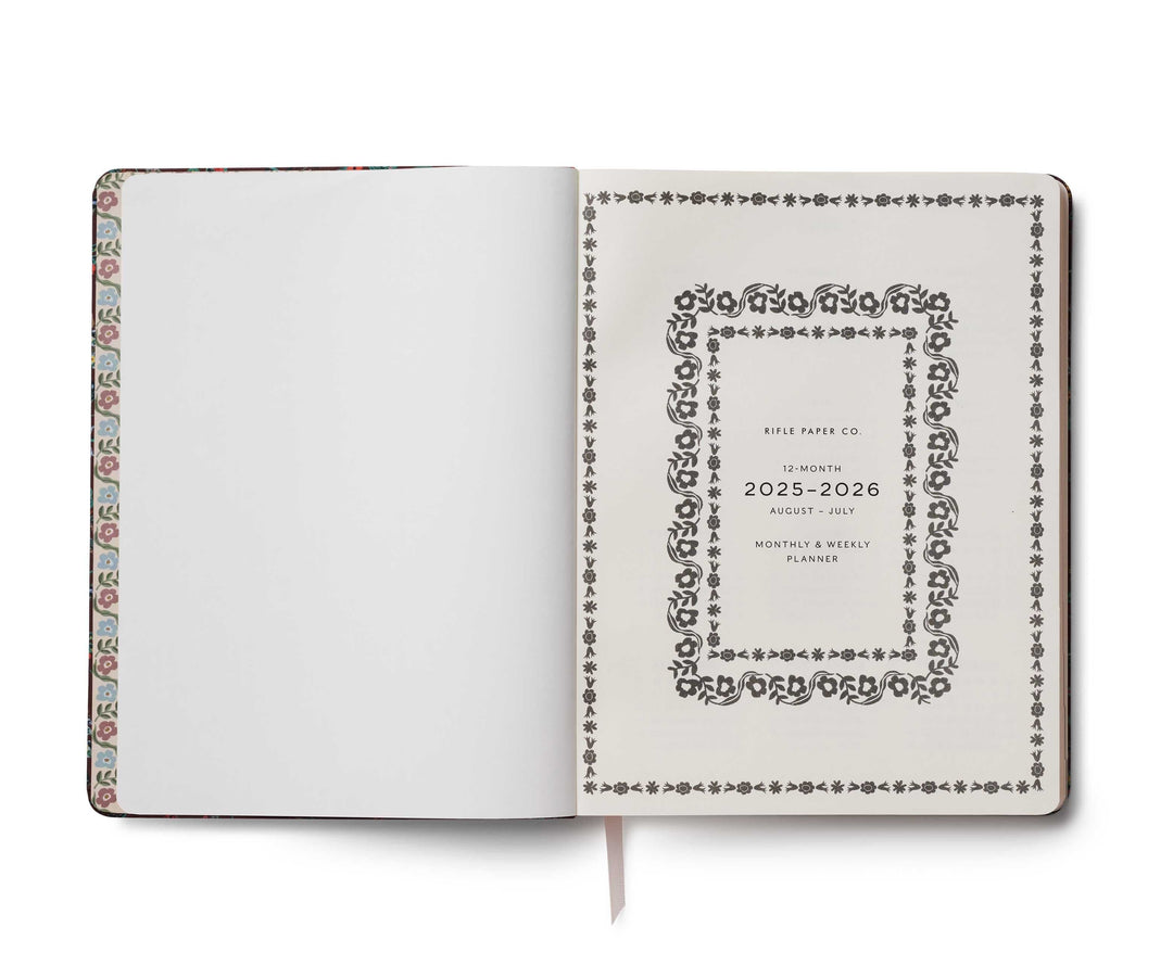 Rifle Paper Co. Paper 2025-2026 Gracie 12-Month Academic Bookbound Planner