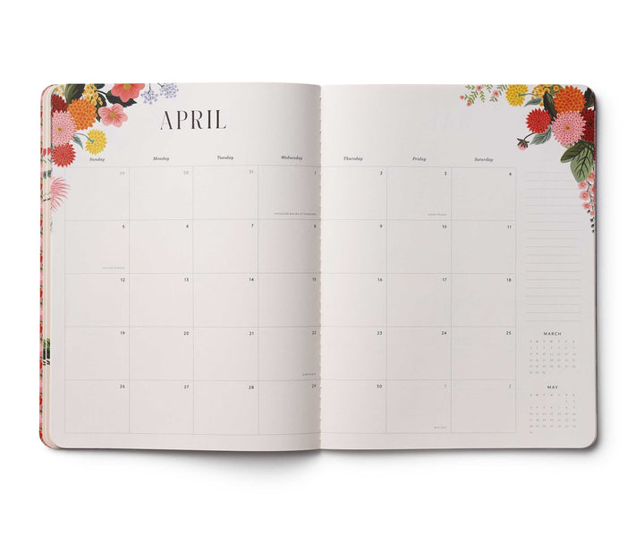 Rifle Paper Co. Paper 2026 Dahlia 12-Month Appointment Notebook