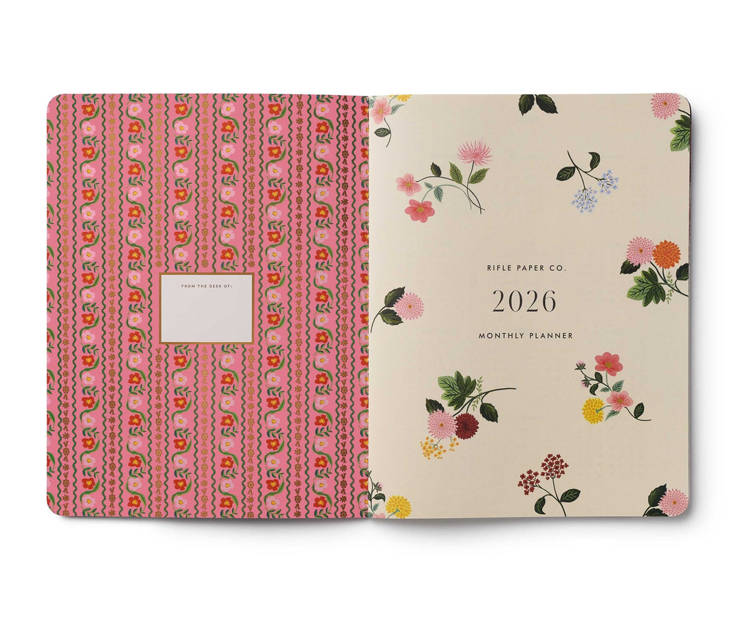 Rifle Paper Co. Paper 2026 Dahlia 12-Month Appointment Notebook