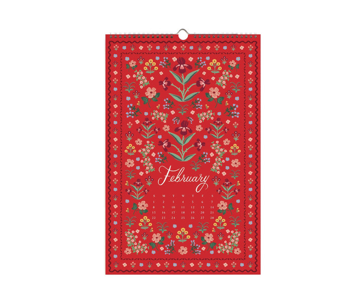 Rifle Paper Co. Paper 2026 Flora Wall Calendar