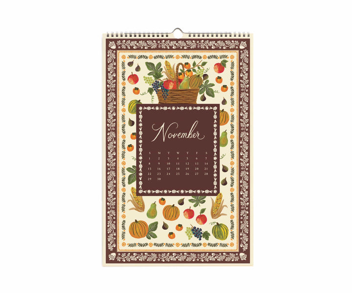Rifle Paper Co. Paper 2026 Flora Wall Calendar