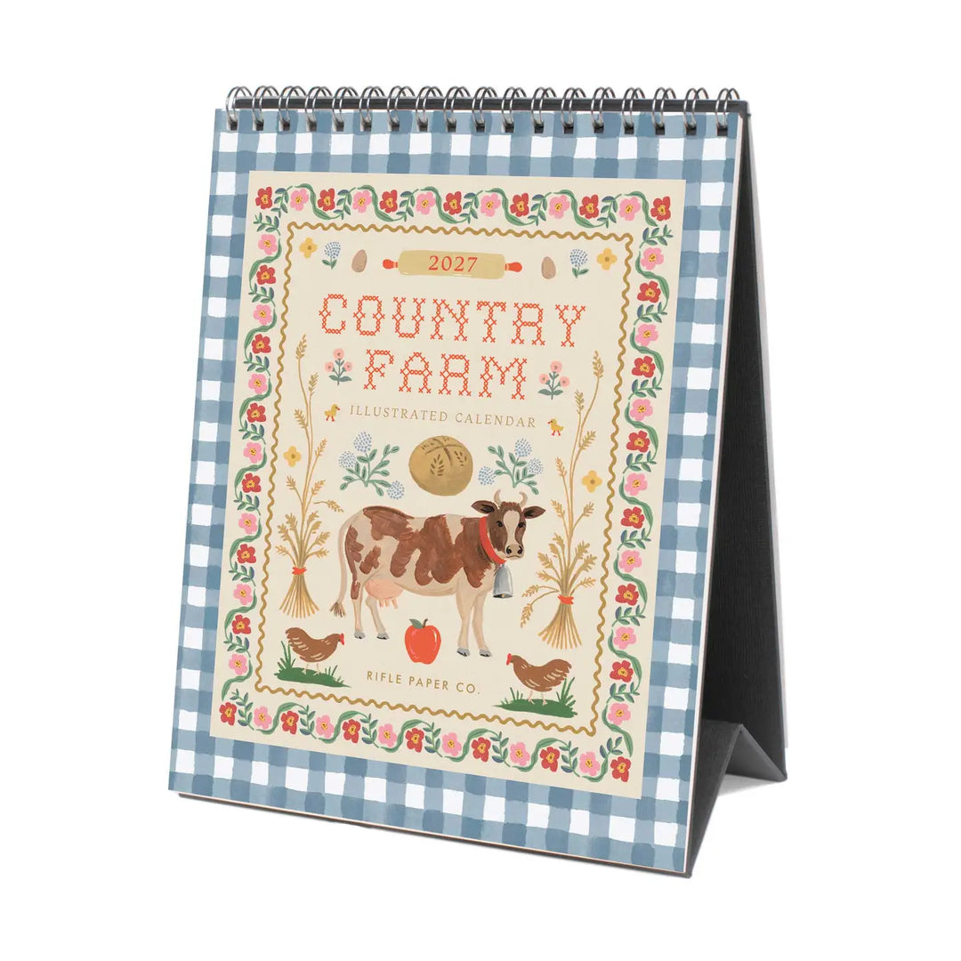 Rifle Paper Co. Paper 2027 Country Farm Desk Calendar