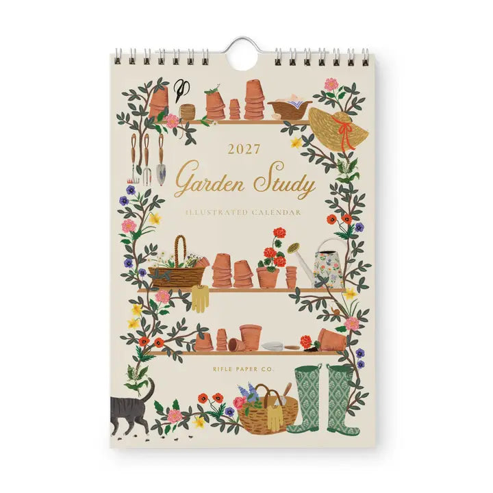 Rifle Paper Co. Paper 2027 Garden Study Kitchen Calendar