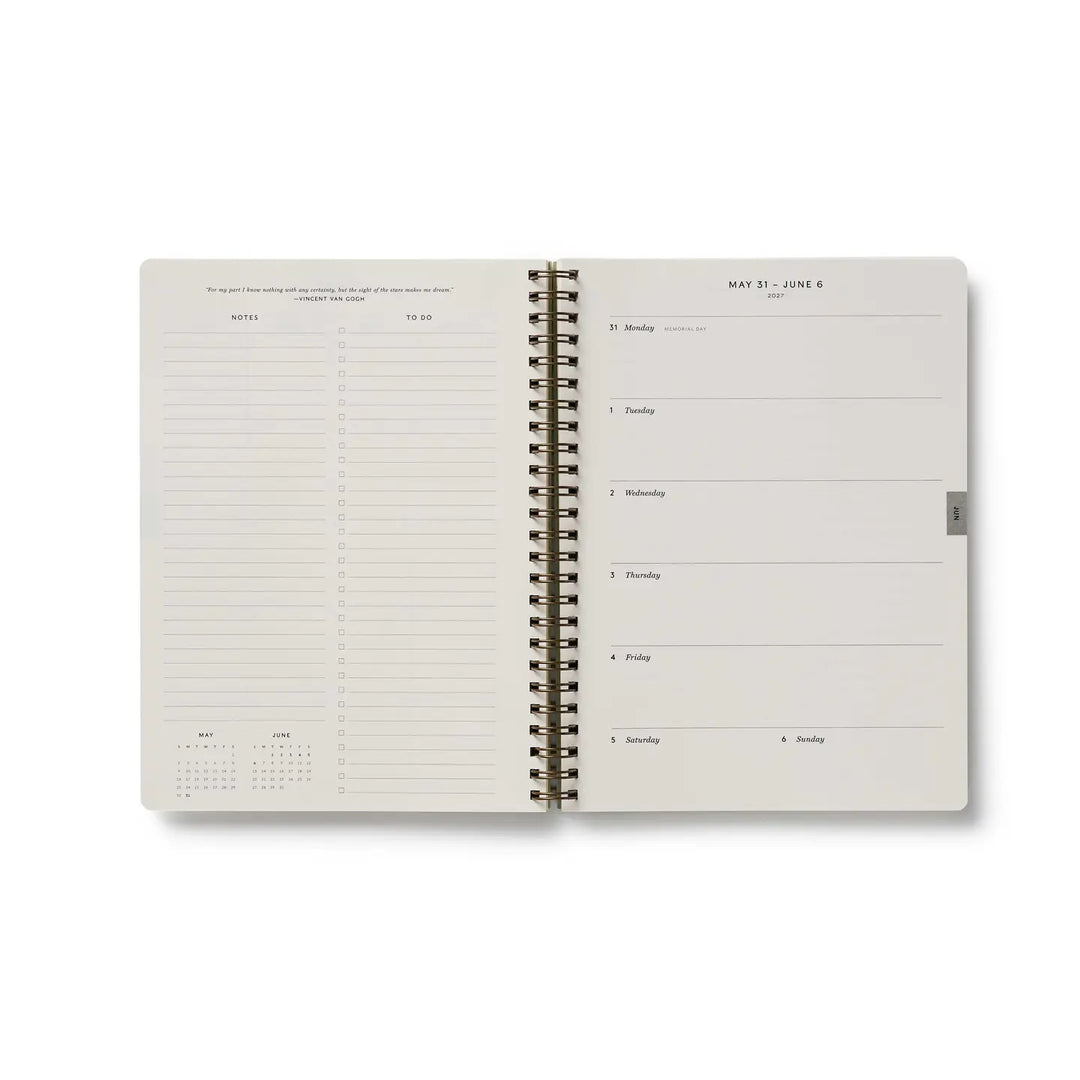 Rifle Paper Co. Paper 2027 Mimi 17-Month Academic Softcover Spiral Planner