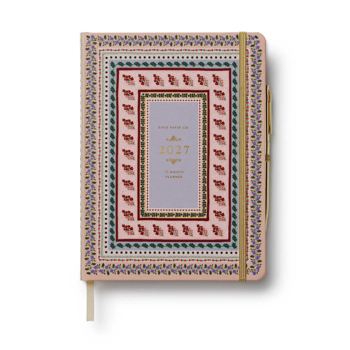 Rifle Paper Co. Paper 2027 Paisley 12-Month Hardcover Planner with Pen