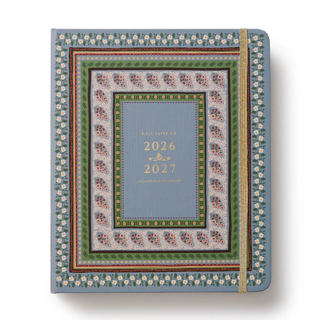 Rifle Paper Co. Paper 2027 Paisley 17-Month Academic Covered Spiral Planner